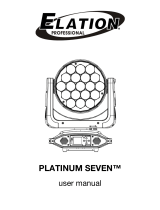 Elation Platinum Seven User manual