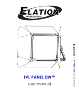 Elation TVL PANEL DW User manual