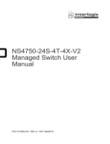 Interlogix NS4750-24S-4T-4X-V2 Managed Switch User manual