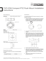Interlogix TVP-CFM Compact PTZ Flush Mount Installation guide