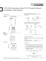 Interlogix TVP-PAS Stainless Steel PTZ Pendant Mount Installation guide