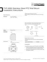 Interlogix TVP-WBS Stainless Steel PTZ Wall Mount Installation guide