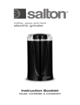 Salton CG1990 B & W Owner's manual