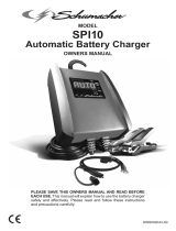 Schumacher SPI10 10A 12V Automatic Battery Charger Owner's manual