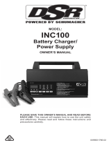 DSR INC100 Battery Charger/Power Supply (AUS) Owner's manual