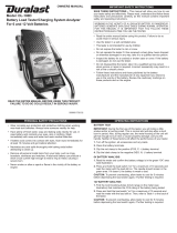 Schumacher DL-100D Battery Load Tester/Charging System Analyzer Owner's manual