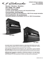 Schumacher PC-3000PC-3000 Owner's manual
