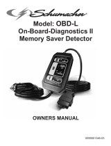 Schumacher OBD-L Owner's manual