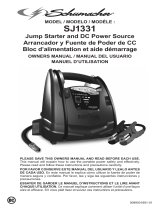 Schumacher SJ1331 800 Peak Amp Jump Starter   Portable Power Owner's manual