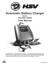 Schumacher HSV-SPZ-189905 Automatic Battery Charger Owner's manual