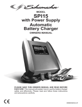 Schumacher SPI15 with Power Supply 10A/15A 12V Automatic Battery Charger Owner's manual
