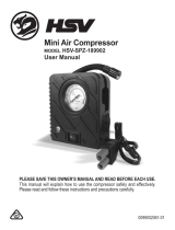 HSV HSV-SPZ-189902 Mini Air Compressor User manual