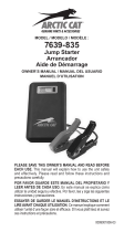 Schumacher Arctic Cat 7639-835 Jump Starter Owner's manual