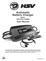 Schumacher HSV-SPZ-189904 Automatic Battery Charger Owner's manual