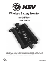 Schumacher HSV-SPZ-189906 Wireless Battery Monitor User manual