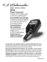 Schumacher XI14 Power Converter Owner's manual