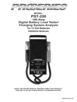 Schumacher PST-200 Digital Battery Tester/System Analyzer Owner's manual