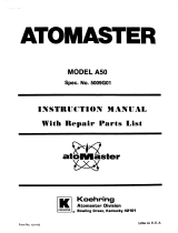 Desa Tech A50 (Atomaster) Owner's manual