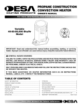 Desa RCP80V User manual
