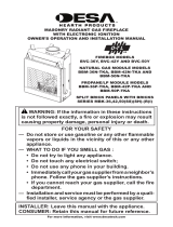 Desa BBM-36P-TKA Owner's manual