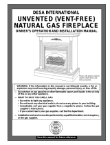 Desa Tech CFGF28NV Owner's manual