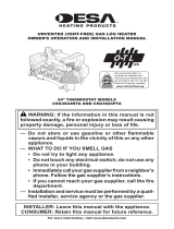 Desa Tech CSG3924PTA Owner's manual