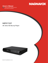Magnavox MBP6700P/F7 Owner's manual