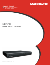 Magnavox MBP1700/F7 Owner's manual