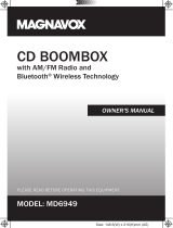 Magnavox MD6949 Owner's manual