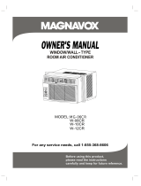 Magnavox W-08CR Owner's manual