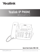 Yealink SIP-T21 E2 & T21P E2 Quick start guide