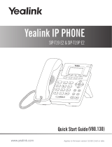 Yealink SIP-T19 E2 & T19P E2 Quick start guide