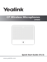 Yealink CPW90 Wireless Microphones V1.5 Quick start guide