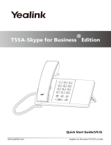 Yealink T55A-Skype for Business Edition V9.9 Quick start guide