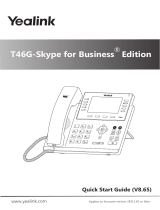 Yealink T46G-Skype for Business Edition Quick start guide
