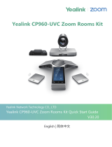 Yealink CP960-UVC Zoom Rooms Kit V30 20(EN&CN) Quick start guide
