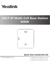 Yealink Yealink DECT IP Multi-Cell Base Station W80B User guide