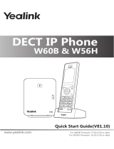 Yealink Yealink W60B & W56H Quick start guide