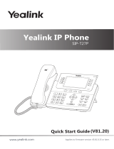 Yealink SIP-T27P Quick start guide