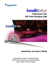 Pentair Water LED IntelliBrite Owner's manual