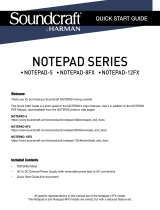 SoundCraft Notepad-8FX Owner's manual