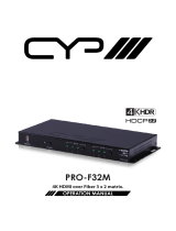 CYP PRO-F32M User manual