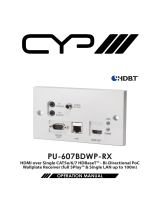 CYP PU-607BDWP-RX User manual