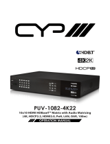 CYP PUV-1082-4K22 User manual