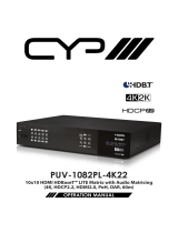 CYP PUV-1082PL-4K22 User manual