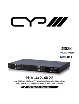 CYP PUV-442-4K22 User manual