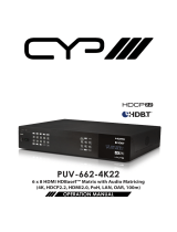 CYP PUV-662-4K22 User manual
