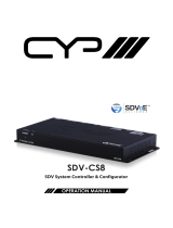 CYP SDV-CS8 User manual