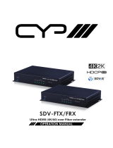 CYP SDV-FRX User manual