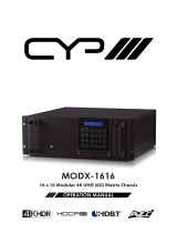 CYP MODX-1616 User manual